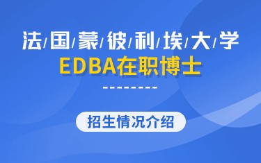 法国蒙彼利埃大学EDBA在职博士招生简章